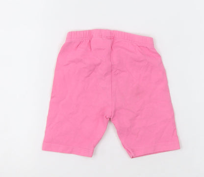 Zara Girls Pink  Cotton Shorts Outfit/Set Size 18-24 Months