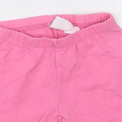 Zara Girls Pink  Cotton Shorts Outfit/Set Size 18-24 Months