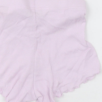 Primark Girls Purple  Cotton Cami Sleep Shorts Size 18-24 Months  Pullover