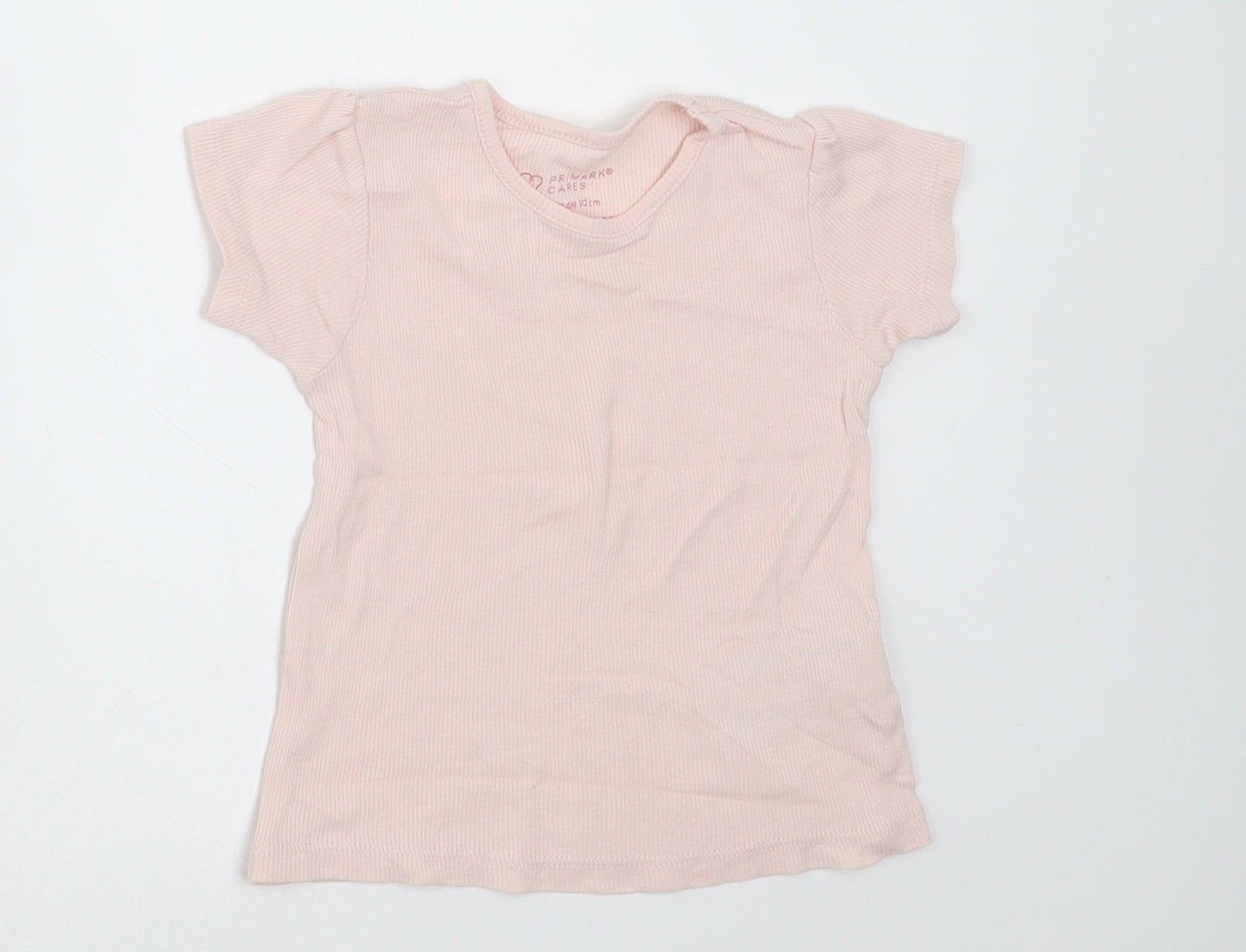 Primark Girls Pink  Cotton  Pyjama Set Size 18-24 Months  Pullover