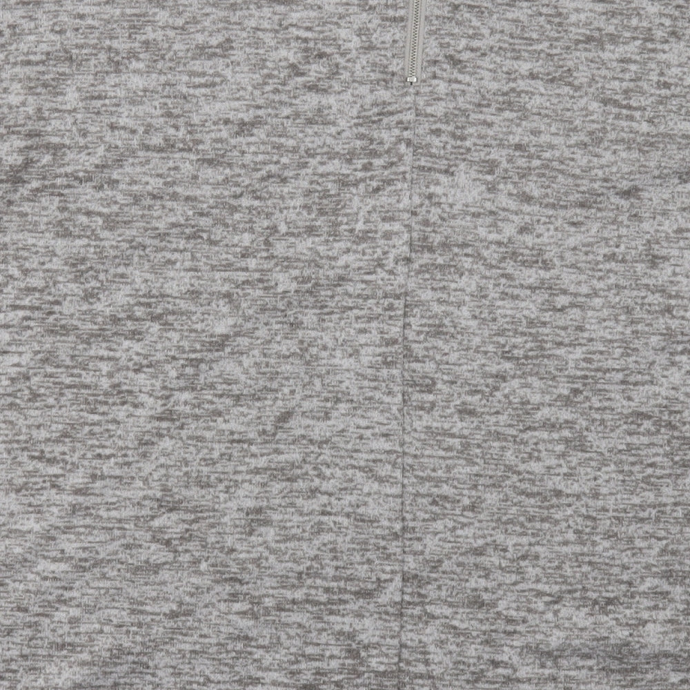 Primark Womens Grey  Polyester Pullover Sweatshirt Size S  Zip