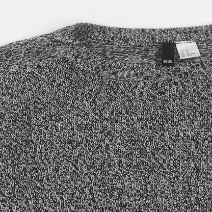 Womens UK Size XS H&M Grey Pullover Jumper