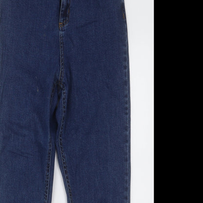 BDG Womens Blue  Cotton Mom Jeans Size 25 L28 in Regular Button