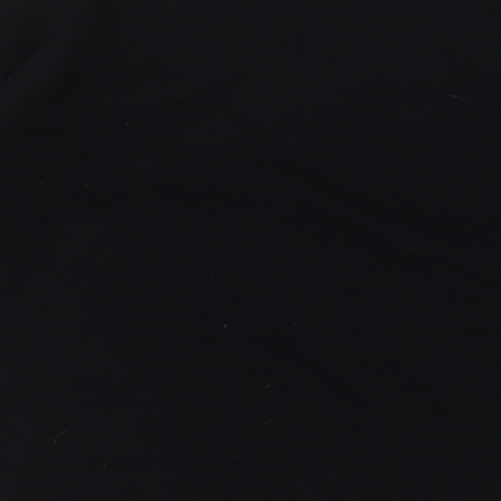 Primark Womens Black Crew Neck  Cotton Pullover Jumper Size 6