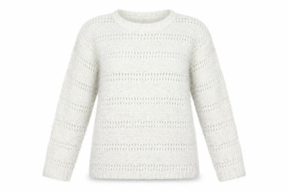 Womens UK Size M Quiz White Pullover Jumper