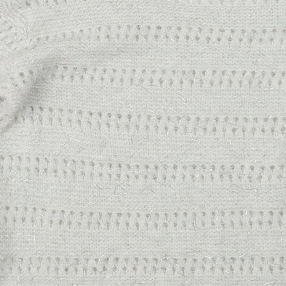 Womens UK Size M Quiz White Pullover Jumper