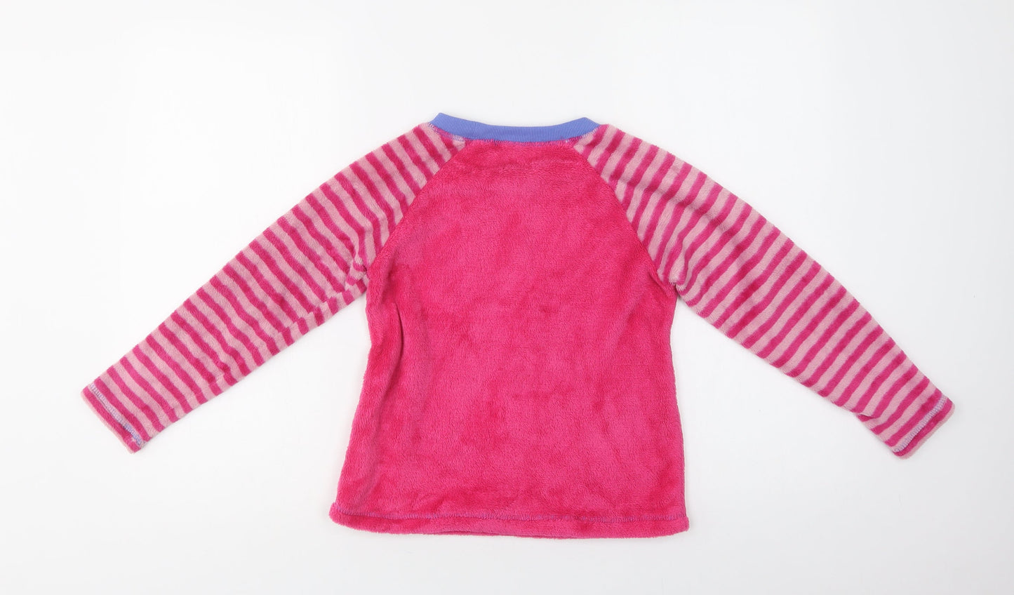 Dunnes Stores Girls Pink  Polyester Top Pyjama Top Size 7-8 Years   - Meow