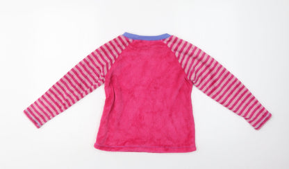 Dunnes Stores Girls Pink  Polyester Top Pyjama Top Size 7-8 Years   - Meow