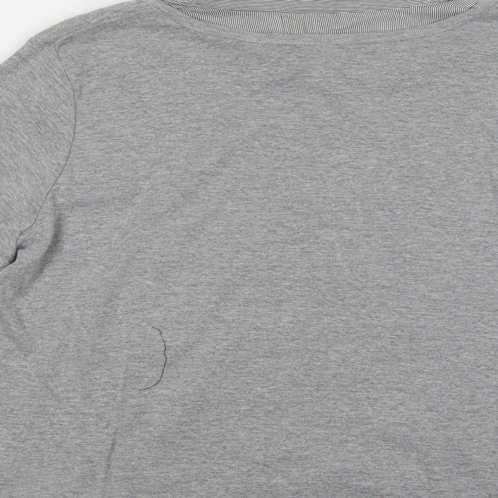 Womens UK Size 20 Agenda Grey Basic Button-Up