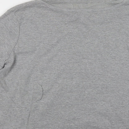 Womens UK Size 20 Agenda Grey Basic Button-Up