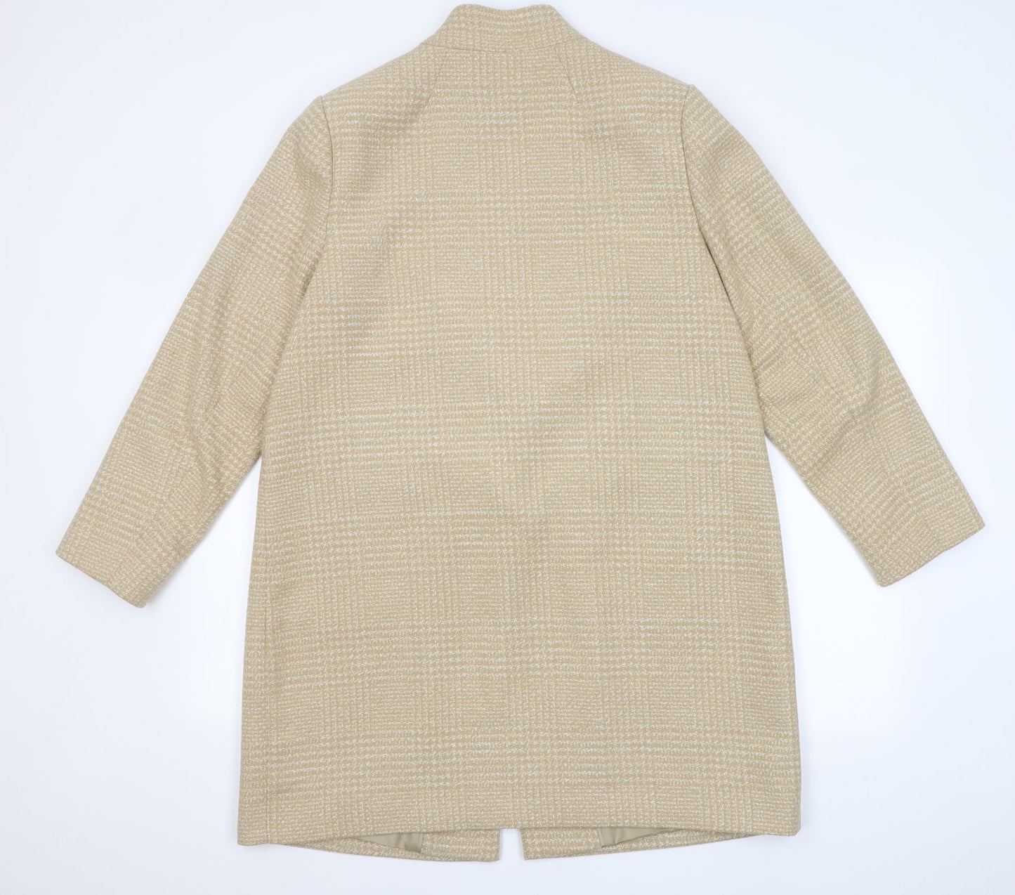 Womens UK Size 16 Marks and Spencer Beige Overcoat