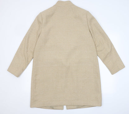 Womens UK Size 16 Marks and Spencer Beige Overcoat