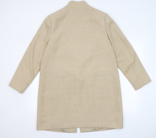 Womens UK Size 16 Marks and Spencer Beige Overcoat