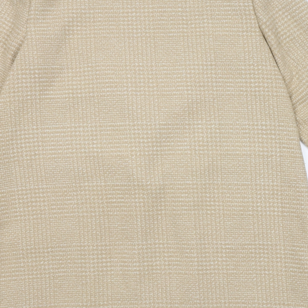 Womens UK Size 16 Marks and Spencer Beige Overcoat
