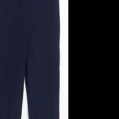 Futoro Girls Blue  Cotton Carrot Trousers Size 2-3 Years  Regular