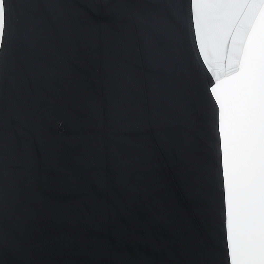 George Boys Black  Cotton Basic T-Shirt Size 6-7 Years Crew Neck Pullover - San Francisco