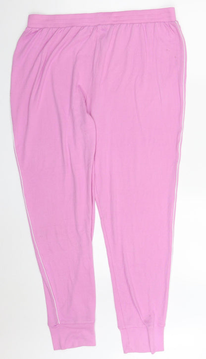 Womens UK Size L Dunnes Regular Fit  Pink Trousers