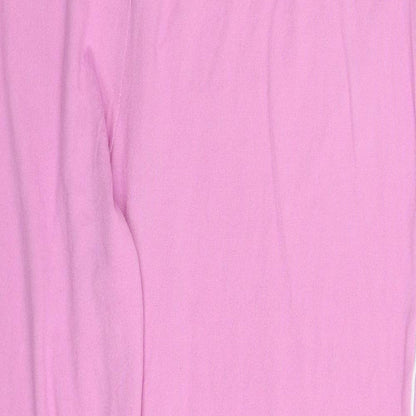 Womens UK Size L Dunnes Regular Fit  Pink Trousers