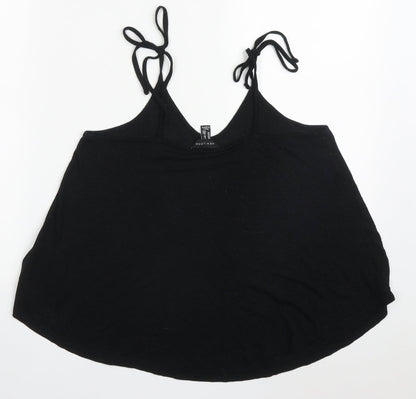 Womens UK Size 8 New Look Black Basic Tank