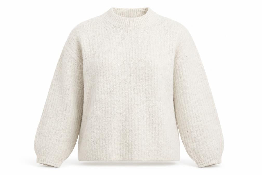 Womens UK Size M Marks and Spencer Beige Pullover Jumper
