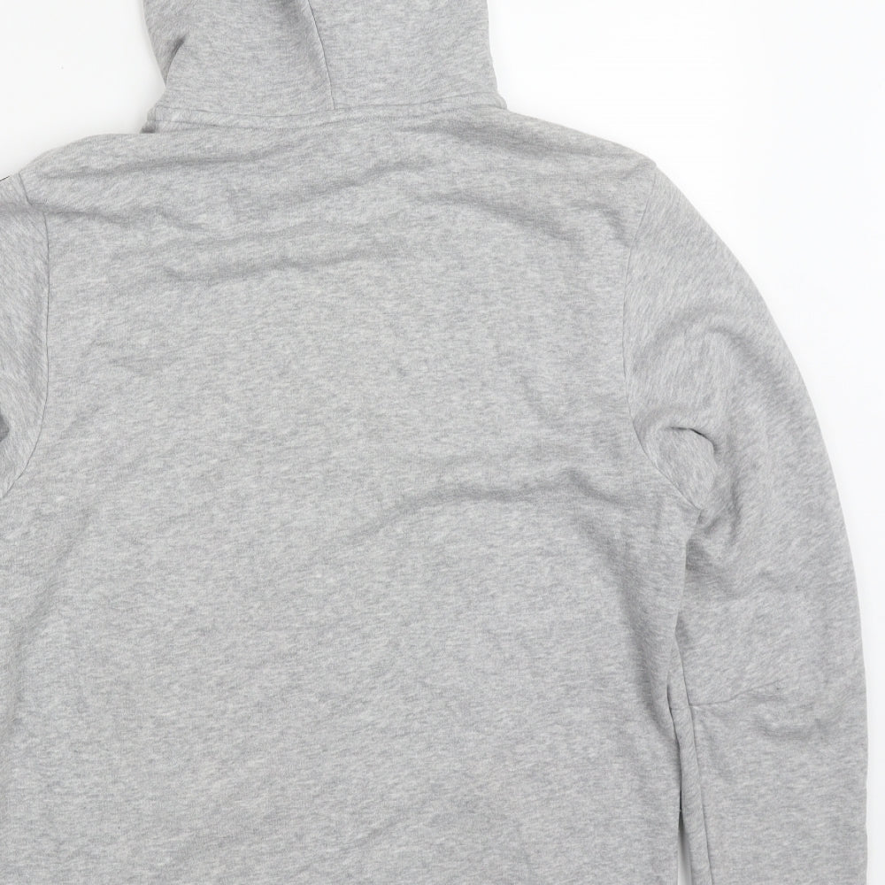Mens UK Size M adidas Grey Full Zip Hoodie