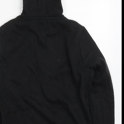 PUMA Womens Black  Cotton Pullover Hoodie Size 14  Pullover