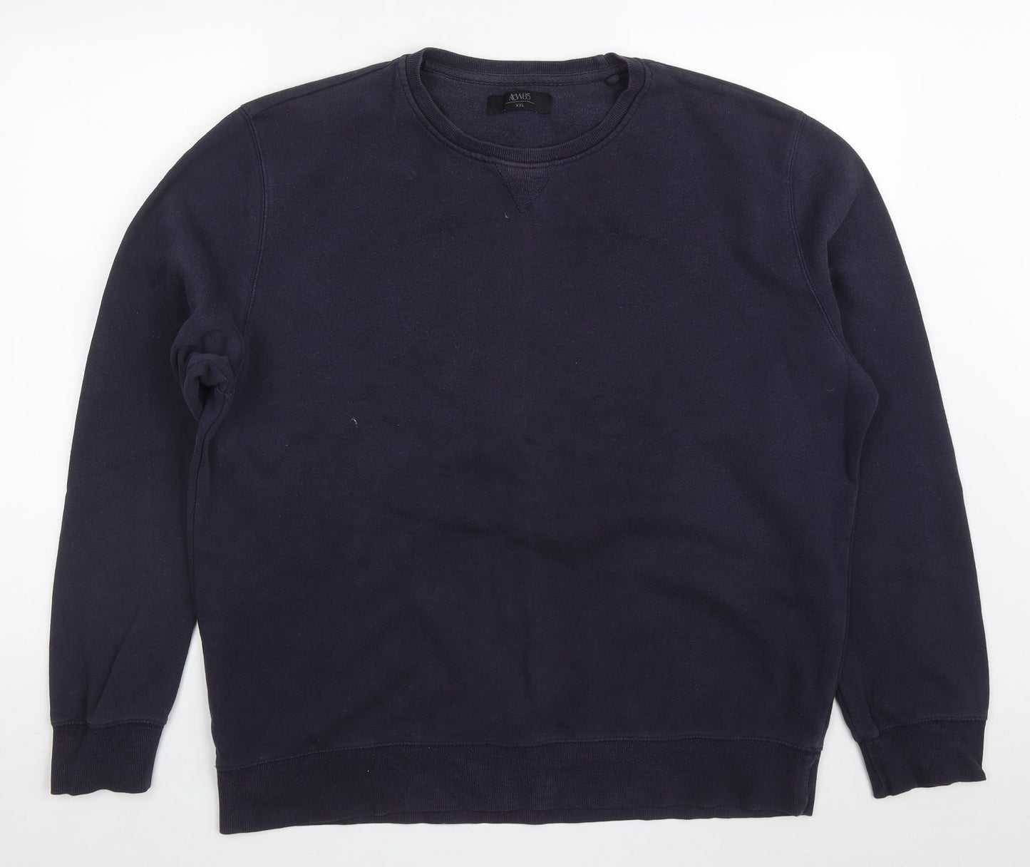 Mens UK Size 2XL Matalan Blue Pullover Sweatshirt