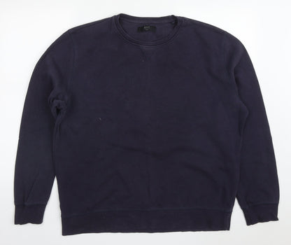 Mens UK Size 2XL Matalan Blue Pullover Sweatshirt