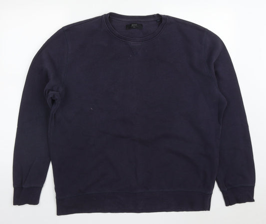 Mens UK Size 2XL Matalan Blue Pullover Sweatshirt