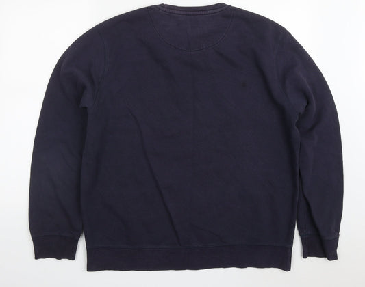 Mens UK Size 2XL Matalan Blue Pullover Sweatshirt
