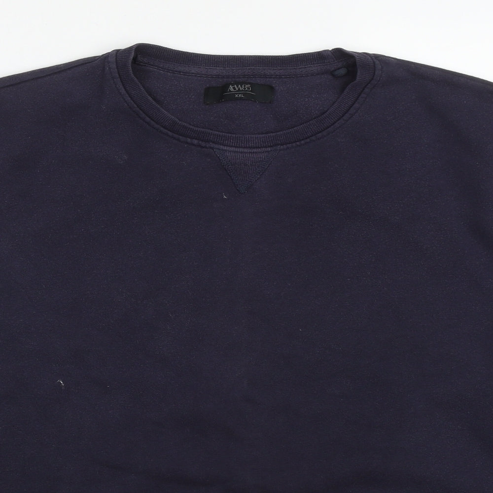Mens UK Size 2XL Matalan Blue Pullover Sweatshirt