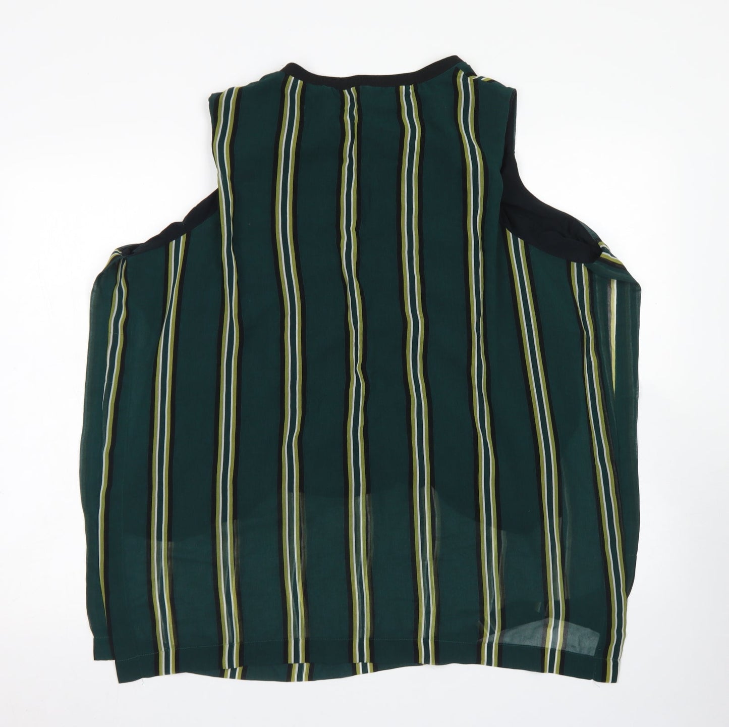 Womens UK Size 22 M&S Collection Green Basic Blouse