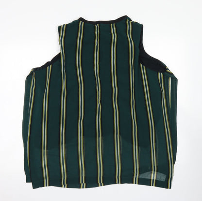 Womens UK Size 22 M&S Collection Green Basic Blouse