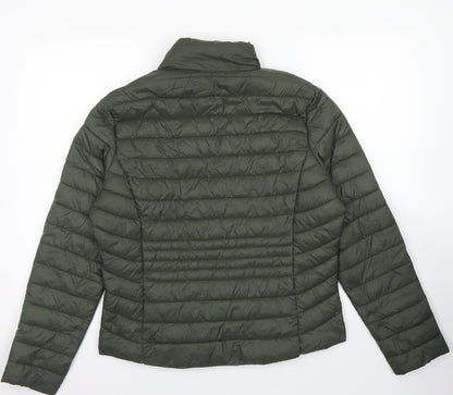 Primark Womens Green   Puffer Jacket Jacket Size M  Zip