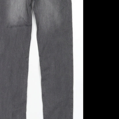 TU Boys Grey  Cotton Skinny Jeans Size 9 Months  Regular Drawstring