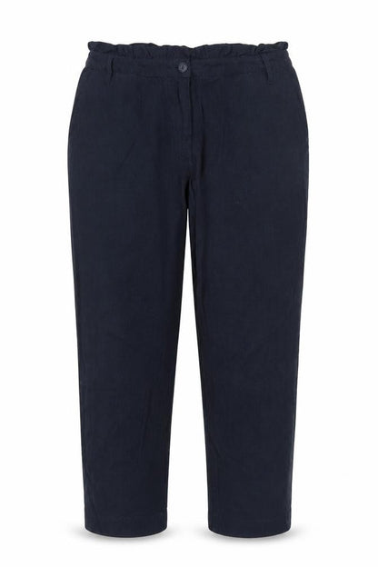 Womens UK Size 10 Oasis Regular Fit Pedal Pusher Blue Trousers