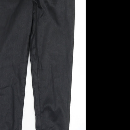 Dorothy Perkins Womens Black  Cotton Skinny Jeans Size 8 L29 in Regular Button