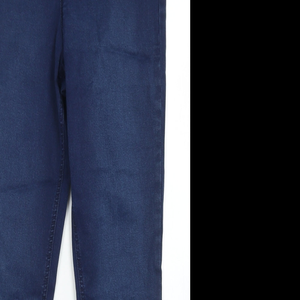 F&F Womens Blue  Cotton Jegging Jeans Size 14 L28 in Regular