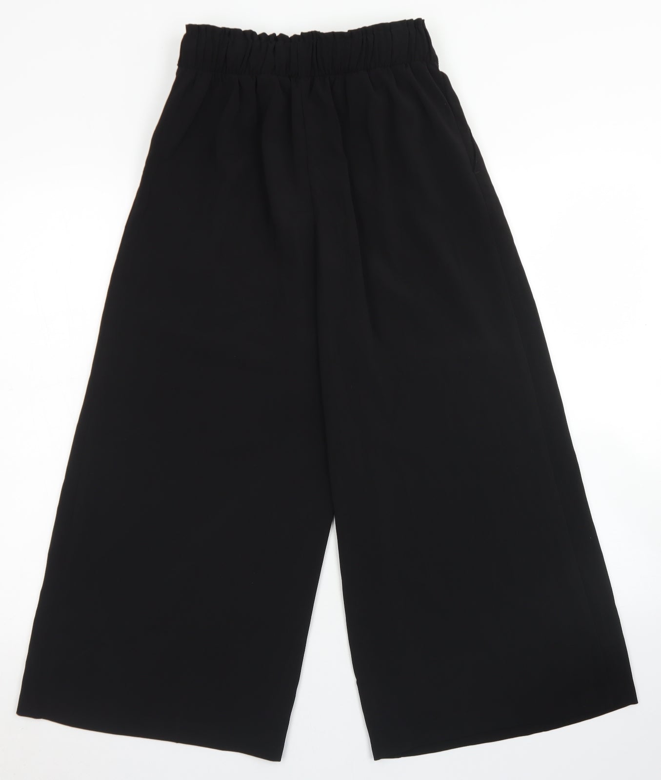 Womens UK Size 8 New Look Regular Fit Dress Pants Black Trousers
