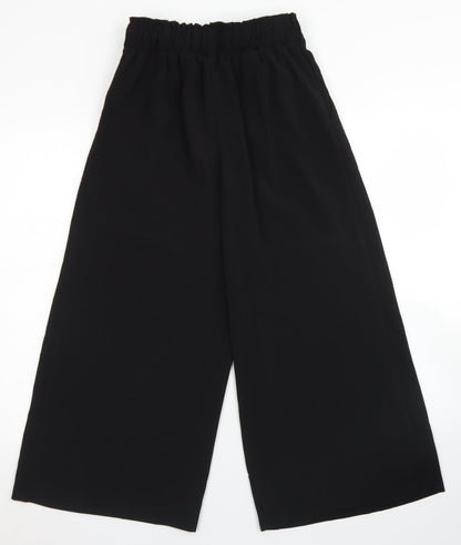 Womens UK Size 8 New Look Regular Fit Dress Pants Black Trousers