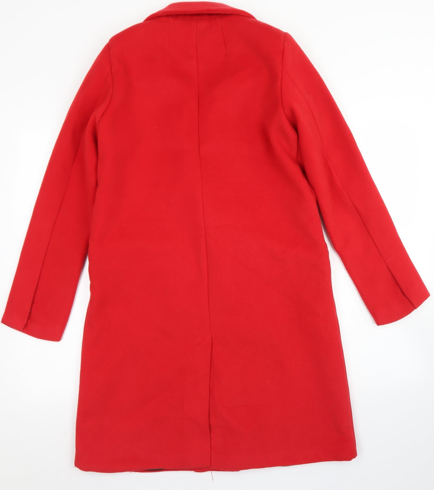 Womens UK Size 8 Brave Soul Red Overcoat