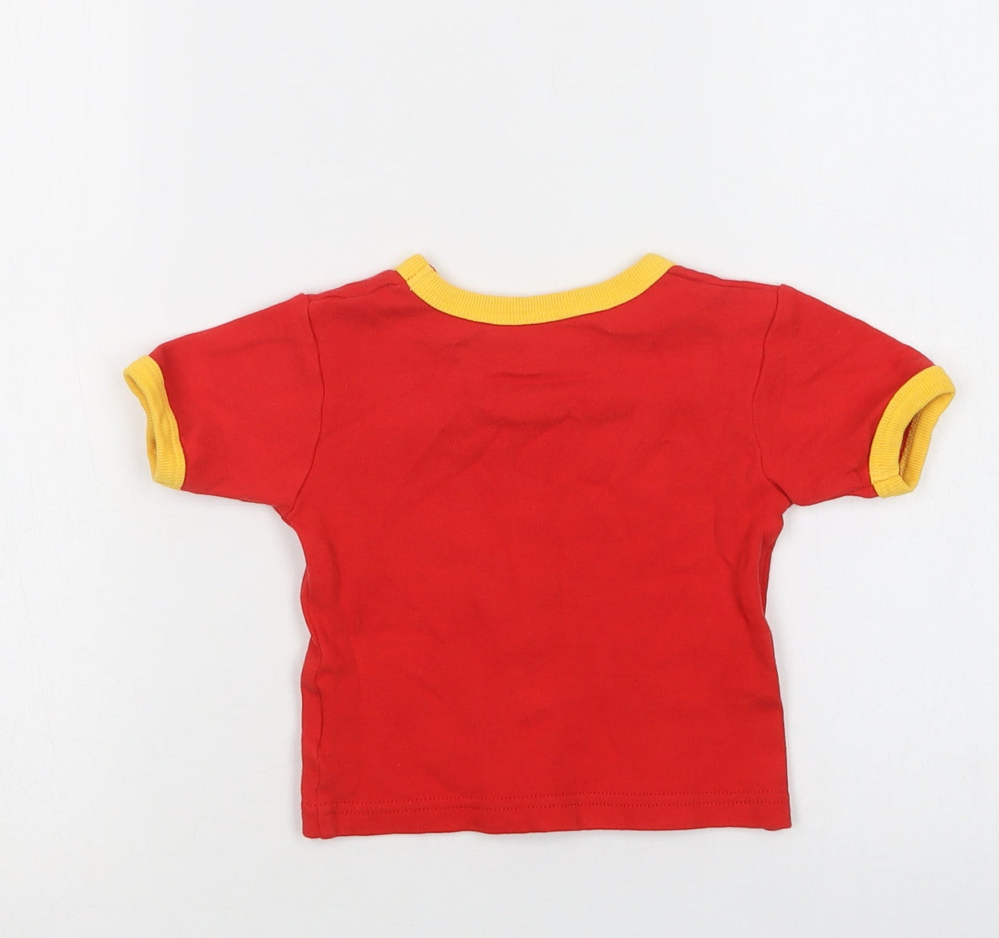 Home Brewed Baby Red  Cotton Ringer T-Shirt Size 18-24 Months Crew Neck  - Love