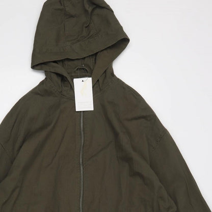 Womens UK Size 12 ASOS Green Parka Coat