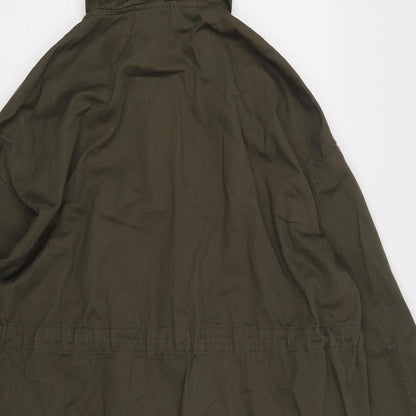 Womens UK Size 12 ASOS Green Parka Coat