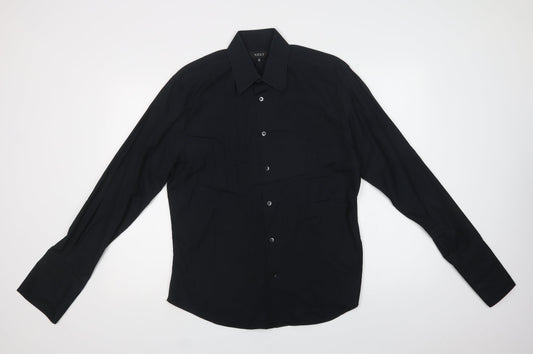 Mens UK Collar Size M NEXT Smart Black  Dress Shirt