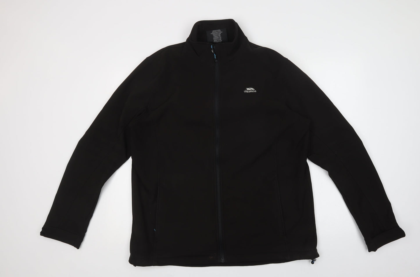 Mens UK Size XL Trespass Black Windbreaker Coat