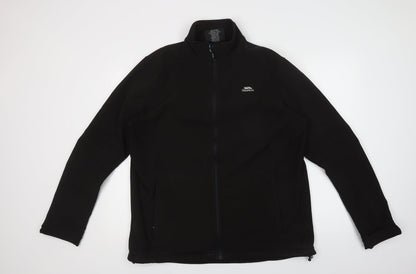 Mens UK Size XL Trespass Black Windbreaker Coat
