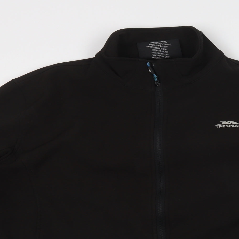 Mens UK Size XL Trespass Black Windbreaker Coat