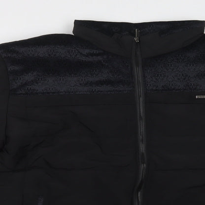 Womens UK Size L Preworn Black Puffer Jacket