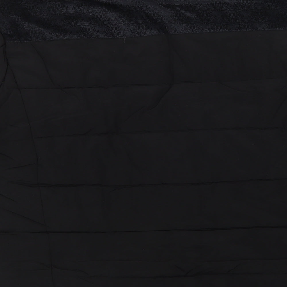 Womens UK Size L Preworn Black Puffer Jacket